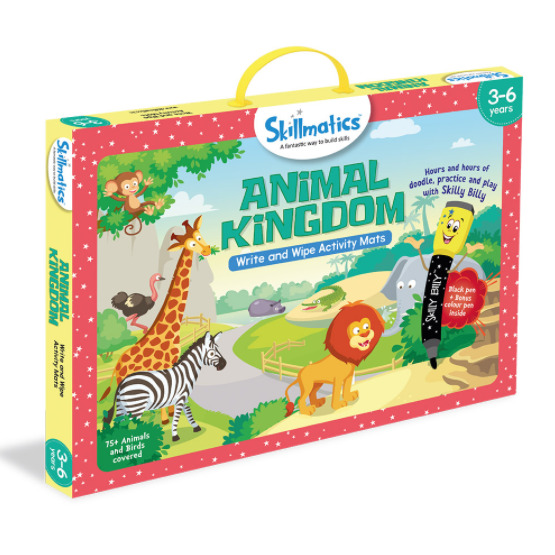 Screenshot 2021-11-20 7.59.54 PM Learning Game Wipe & Write Animal Kingdom Activity Sheets - Image 1