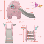 Kids Slide Freestanding Indoor/Outdoor Climber Activity Center - Image 2