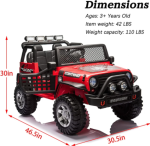 Electric Toy Car 12V Remote Control SUV Truck - Image 3