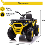 Electric Toy 12v 4-Wheeler ATV Quad - Image 3