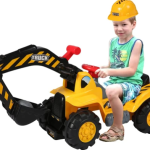 Little Kids Ride-On Toy Excavator Pretend Play