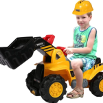 Little Kids Ride-On Toy Bulldozer Pretend Play