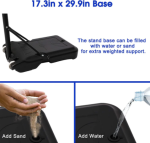 Kids Basketball Hoop Backboard System Height Adjustable With Wheels - Image 3