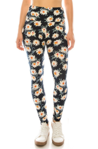 Screenshot 2021-11-27 12.29.44 PM SALE Leggings Full Length Floral Printed High Waistband - Image 1