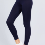 SALE Leggings Full Length Cotton True Navy Jersey High Waist