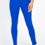 SALE Leggings Full Length Neon Blue High Waist