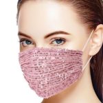 Fashion Reusable 3D Sequin Blush Face Mask
