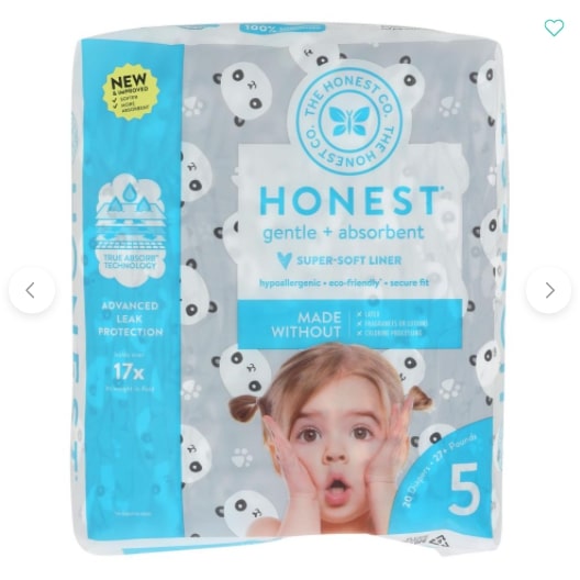 Screenshot 2022-02-18 9.53.14 PM Diapers Size 5 Pack of 20 Panda Design - The Honest Company - Image 1