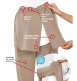 Bottoms Assisted Dressing Adaptive Wheelchair Pants In Cobalt - Image 3