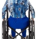 Bottoms Assisted Dressing Adaptive Wheelchair Pants In Cobalt - Image 2