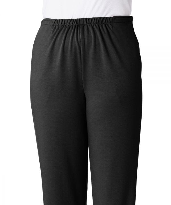 sv23120_sv2_2_inatlqtitm9qvizq Bottoms Self Dressing Soft Knit Easy Access Pants In Black - Image 1
