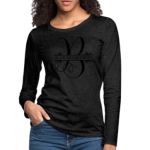 Long Sleeve T-Shirt "Bear Much Fruit" In Charcoal Grey