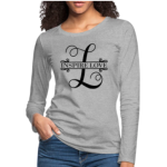 Long Sleeve T-Shirt "Inspire Love" In Heather Grey