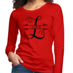 Long Sleeve T-Shirt "Love" In Red