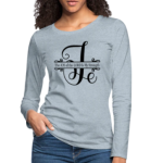 Long Sleeve T-Shirt " The Joy Of The Lord Is My Strength" In Heather Ice Blue