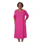 Dress Adaptive Dressing Open-Back Spring Color Fuchsia Pink