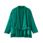 Shrug Self Dressing Soft Plush In Teal