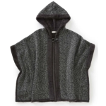 Cape Self Dressing Wheelchair Luxurious Fur-Lined Winter Poncho