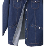 Jacket Self Dressing Magnetic Closure Jean Denim - Image 2