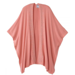 Shawl Self Dressing Embellished 3-in-1 Poncho Shawl & Scarf In Pink