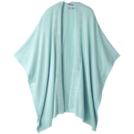 Shawl Self Dressing Embellished 3-in-1 Poncho Shawl & Scarf In Mint