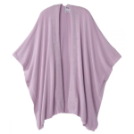 Shawl Self Dressing Embellished 3-in-1 Poncho Shawl & Scarf In Lilac