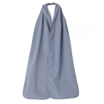 Bib Assisted Dressing Unisex Adaptive Bib Scarf In Steel Blue