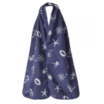 Bib Assisted Dressing Unisex Adaptive Bib Scarf In Nautical Navy