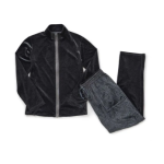 Set Self Dressing Tracksuit With Magnetic Front Zip & Easy Pull-On Pants In Grey Tan