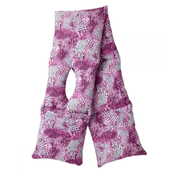 Screenshot 2022-03-21 9.36.00 PM Scarf Self Dressing Post-Surgical Puffer Scarf With Pouch Pink Patterned - Image 1