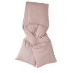 Scarf Self Dressing Post-Surgical Puffer Scarf With Pouch Dusty Pink