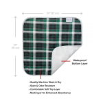 Pad Assisted Dressing Reusable Waterproof Seat Protector Underpad - Image 2