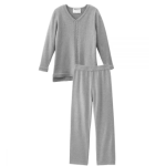 Set Self Dressing Knit Tracksuit In Dark Heather Grey
