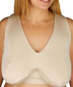 Bra Self Dressing Adaptive Wire-Free Essential Plus Size Bra In Cream - Image 2
