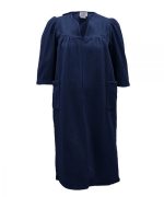 Sleepwear Assisted Dressing Adaptive Fleece Housecoat In Navy