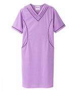 Dress Adaptive Dressing Open Back Ponte Dress In Lilac & Purple