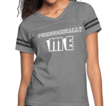 Short Sleeve T-Shirt "Phenomenally Me Showcase " Graphic Vintage Sport Design In Heather Gray Charcoal