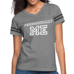 Short Sleeve T-Shirt "Phenomenally Me Showcase " Graphic Vintage Sport Design In Heather Gray Charcoal