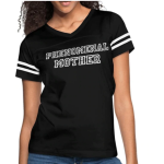 Short Sleeve T-Shirt "Phenomenal Mother" Graphic Vintage Sport Design In Black White