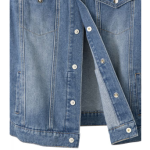 Jacket Self Dressing Magnetic Closure Jean Jacket - Image 2