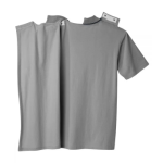 Top Adaptive Dressing Open Back Polo Shirt In Heather Grey - Image 2