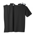 Top Adaptive Dressing Open Back Polo Shirt In Black - Image 2