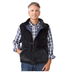 Vest Self Dressing Reversible Magnetic Front Black & Navy Design - Image 2