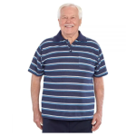 Top Assisted Dressing Open Back Short Sleeve Golf Shirt