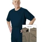 Jumpsuit Assisted Dressing Alzheimer's Anti-Strip Full Back Zip In Navy