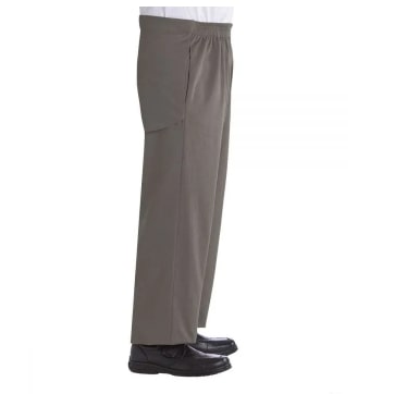 Screenshot 2022-04-11 6.01.27 PM Bottoms Assisted Dressing Open Back Cotton Trouser Pants In Grey - Image 1