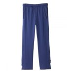 Bottoms Self Dressing Easy Touch Side Zip Catheter Access Pants In Navy