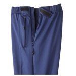 Bottoms Self Dressing Easy Touch Side Zip Catheter Access Pants In Navy - Image 2