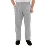 Bottoms Self Dressing Pull On Fleece Sweatpants Grey Mix