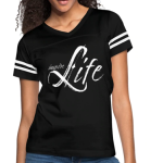 Short Sleeve T-Shirt "Inspire Life" Graphic Vintage Sport Design In Black White